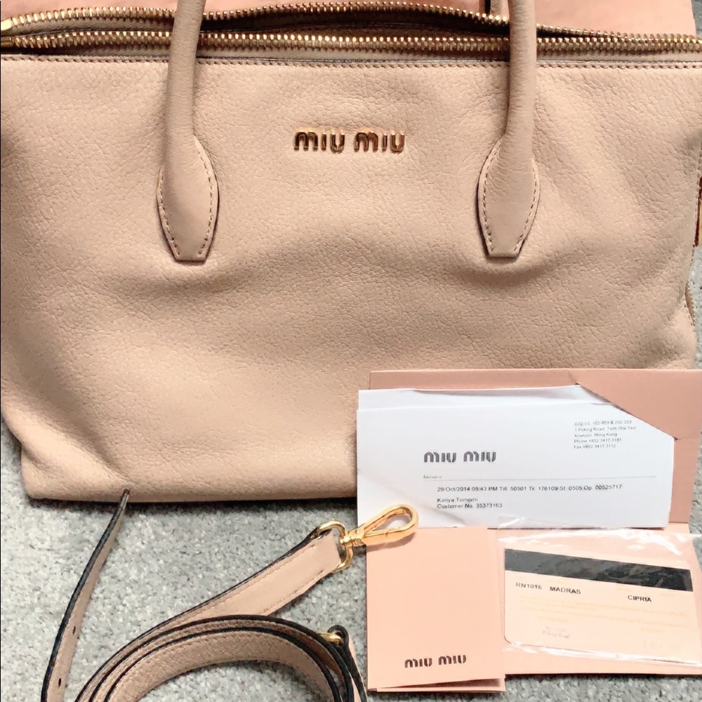 ❗️SOLD❗️Authentic Miu Miu two way bag